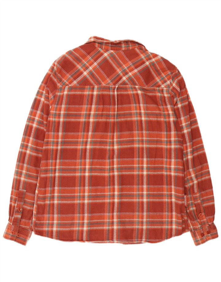 MOUNTAIN WAREHOUSE Camicia da uomo in flanella di cotone a quadri rossi grandi