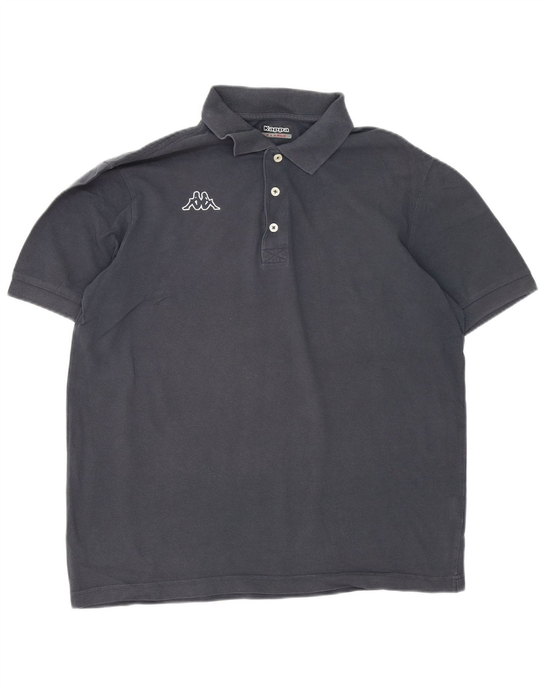 Polo Kappa Uomo XL Cotone Grigio