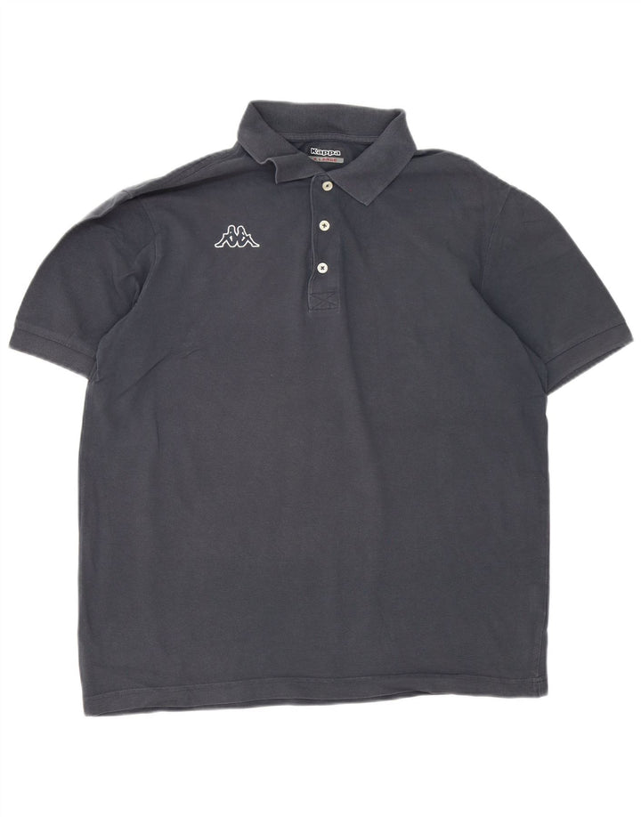 Polo Kappa Uomo XL Cotone Grigio