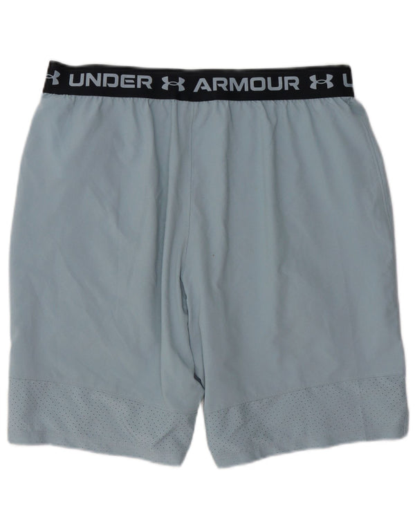 Pantaloncini sportivi grafici da uomo UNDER ARMOUR Large in poliestere blu