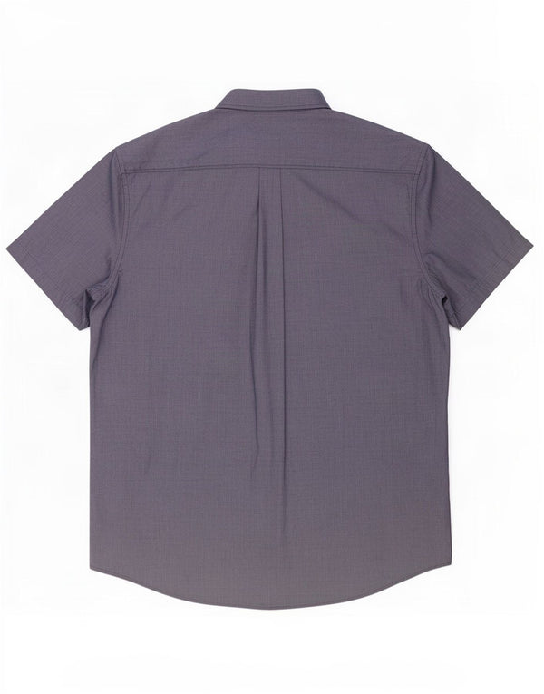Camicia da uomo a maniche corte Regular Fit Superdry 2XL in cotone blu
