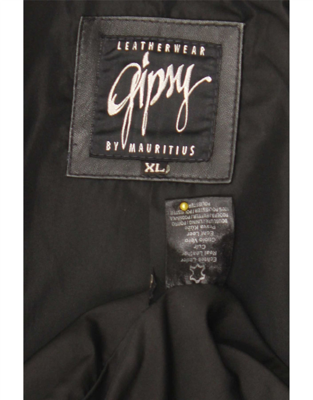 Gipsy by Mauritius Giacca blazer da uomo a 3 bottoni UK 42 XL Nera