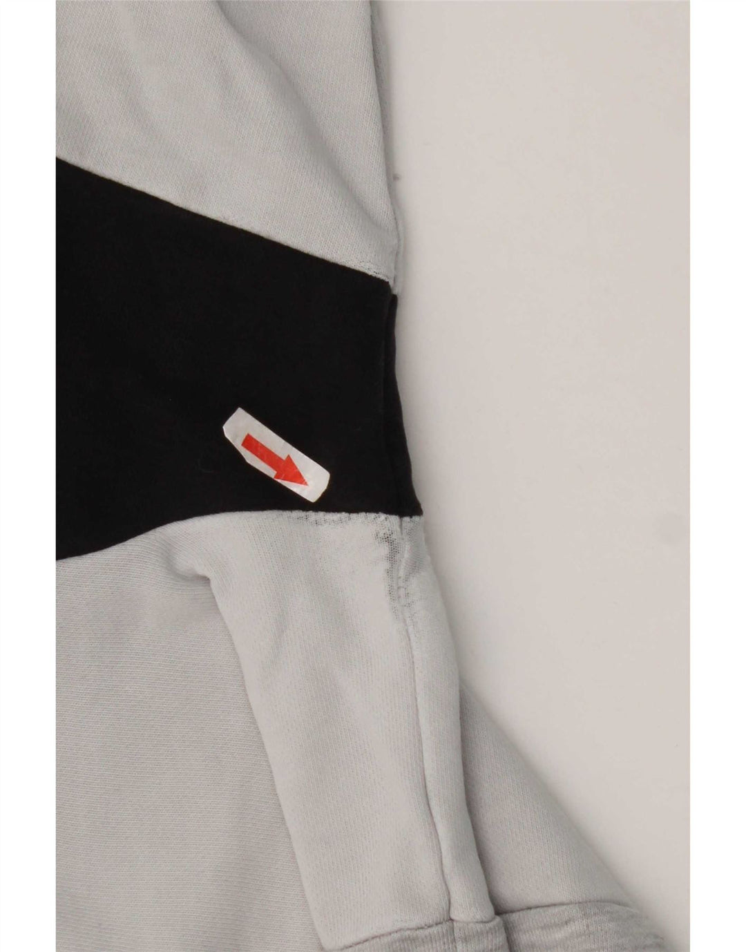 Fila Felpa grafica da uomo Maglione grande in cotone color block multicolore