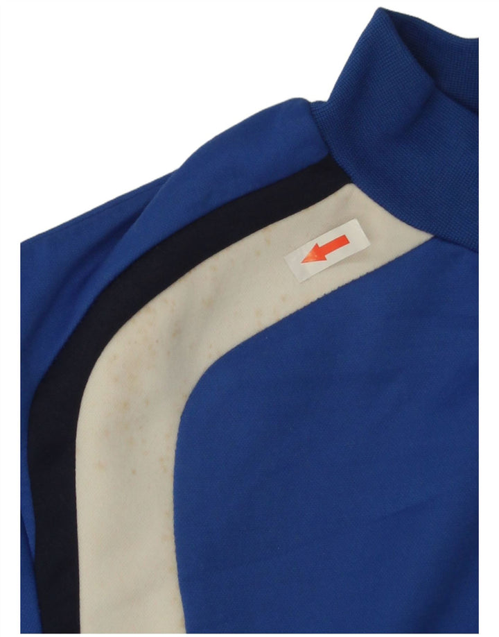 Felpa Diadora Uomo Maglione Small Blu Colourblock Poliestere