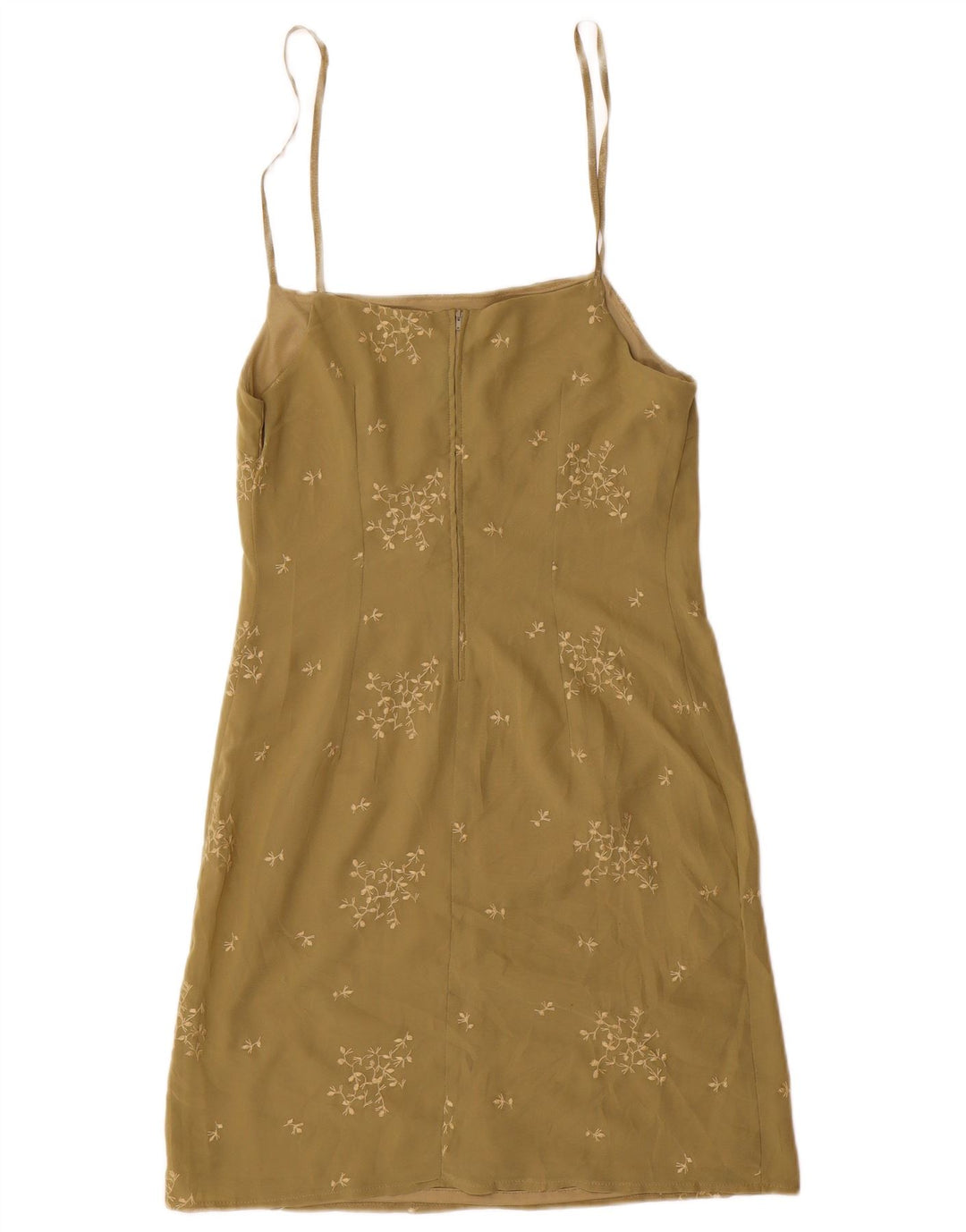 Benetton Prendisole da donna UK 10 Piccolo poliestere floreale verde