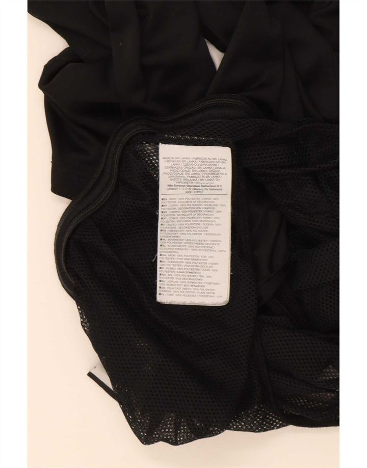 Pantaloncini sportivi Nike da uomo Dri Fit piccoli in poliestere color block nero