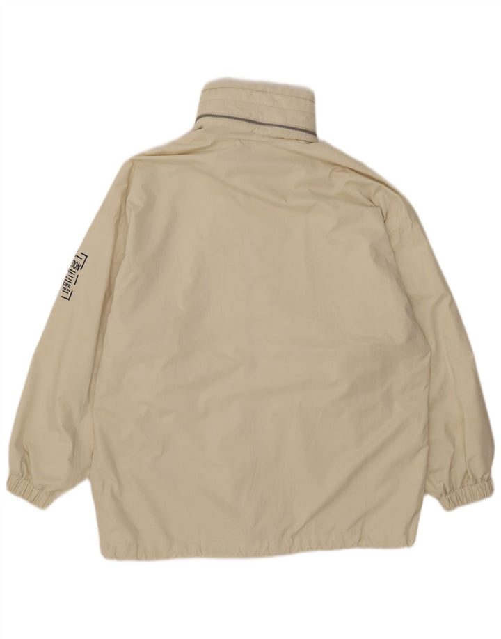 Elho Giacca antipioggia da uomo con vestibilità ampia con cappuccio UK 36 Small Poliestere bianco