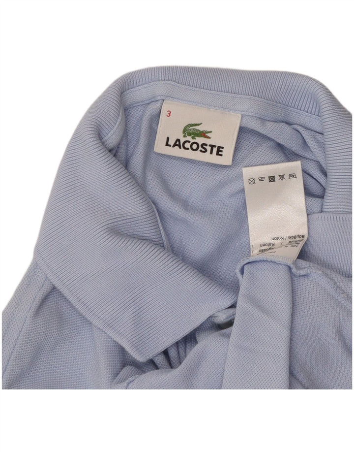 Polo da uomo Lacoste taglia 3 piccola in cotone blu