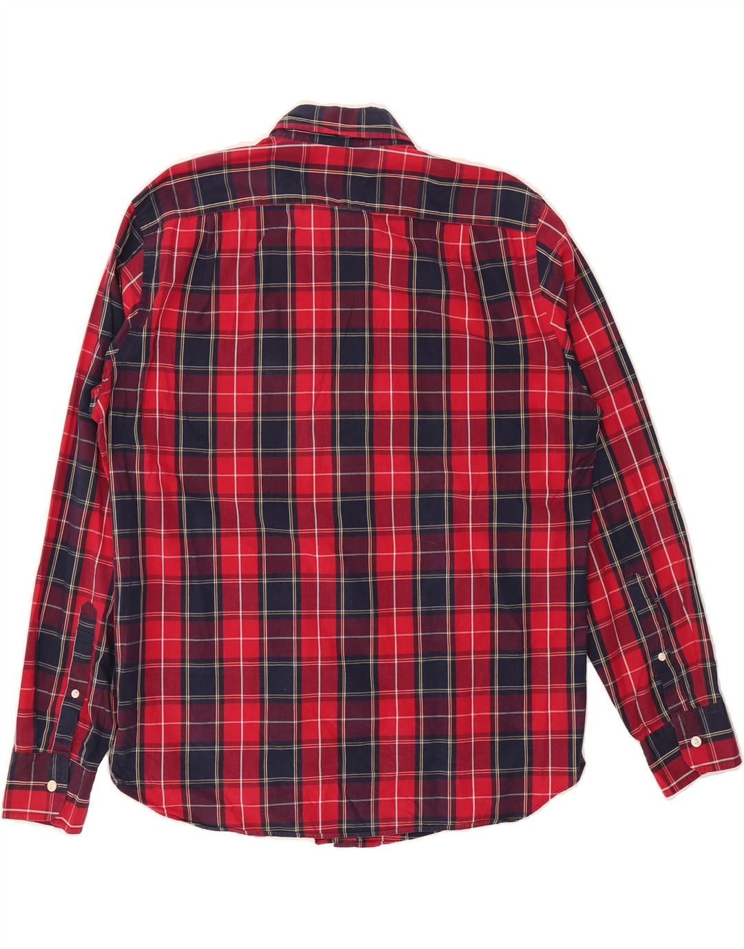 J. CREW Mens Shirt Large Red Check Cotton Vintage J. Crew and Second-Hand J. Crew from Messina Hembry 