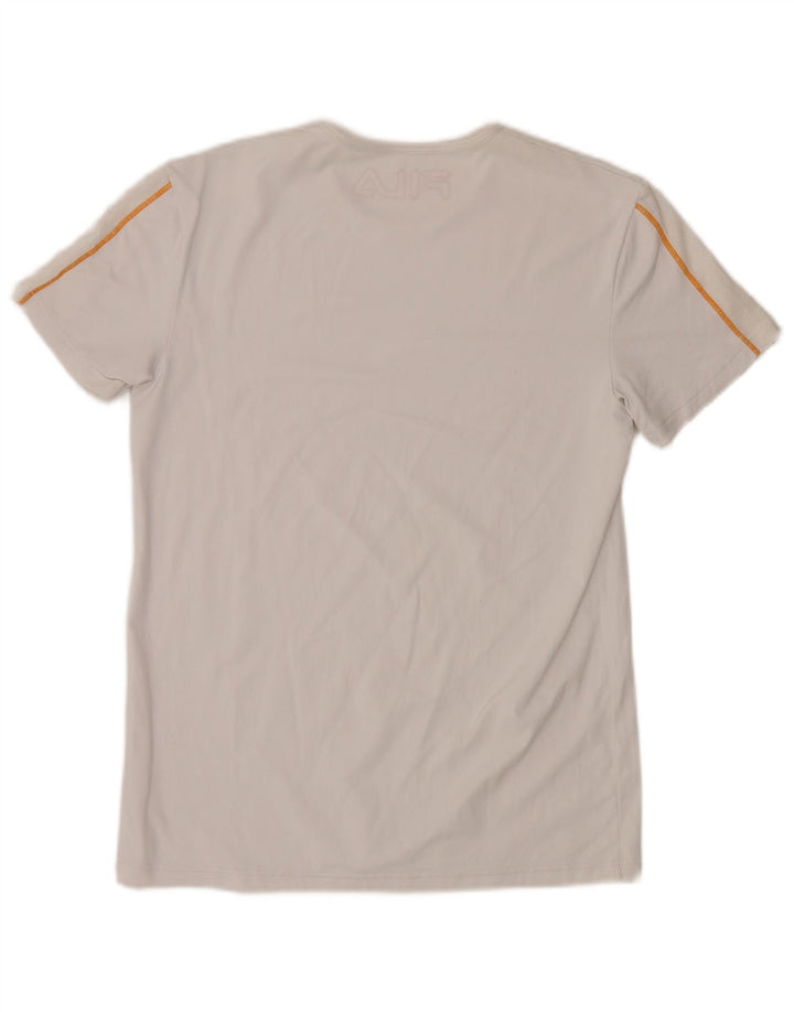 T-shirt da donna FILA Top UK 10 Small bianca in viscosa