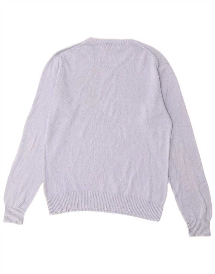 POLO RALPH LAUREN Maglione da bambino con scollo a V 13-14 anni XL in cotone blu