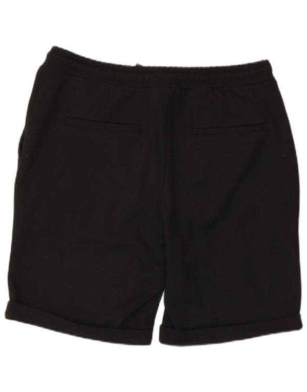 Pantaloncini sportivi da uomo Zara grandi neri in poliestere