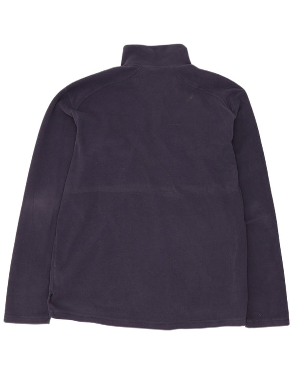 Maglione in pile da uomo HELLY HANSEN con zip e collo XL in poliestere blu navy