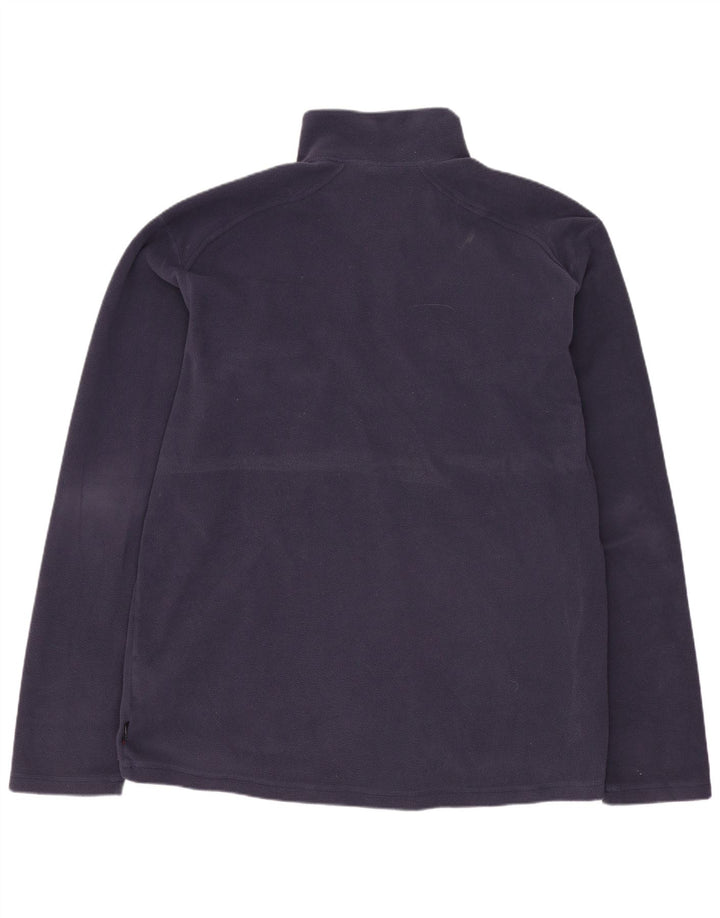 Maglione in pile da uomo HELLY HANSEN con zip e collo XL in poliestere blu navy
