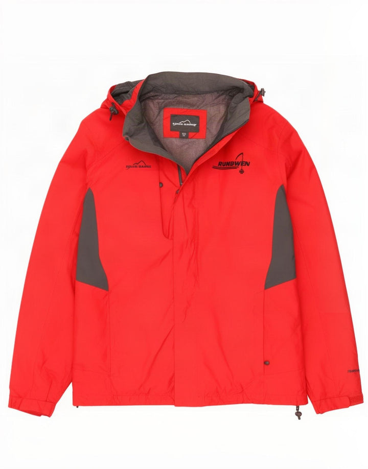Giacca a vento da uomo Eddie Bauer 2XL Poliestere color block rosso