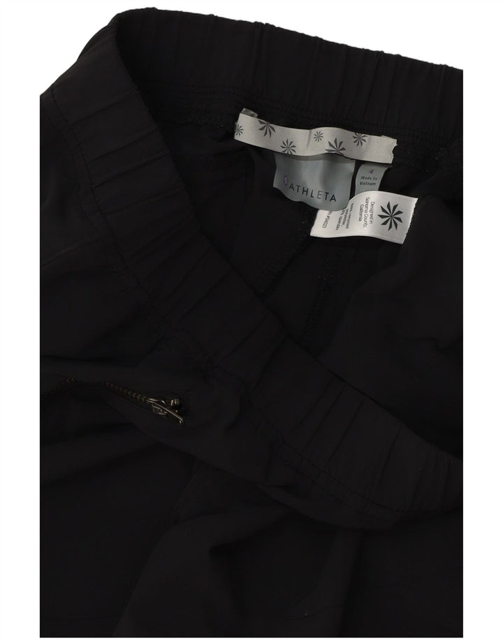 Pantaloni casual slim da donna ATHLETA US 4 Small W28 L28 poliestere nero