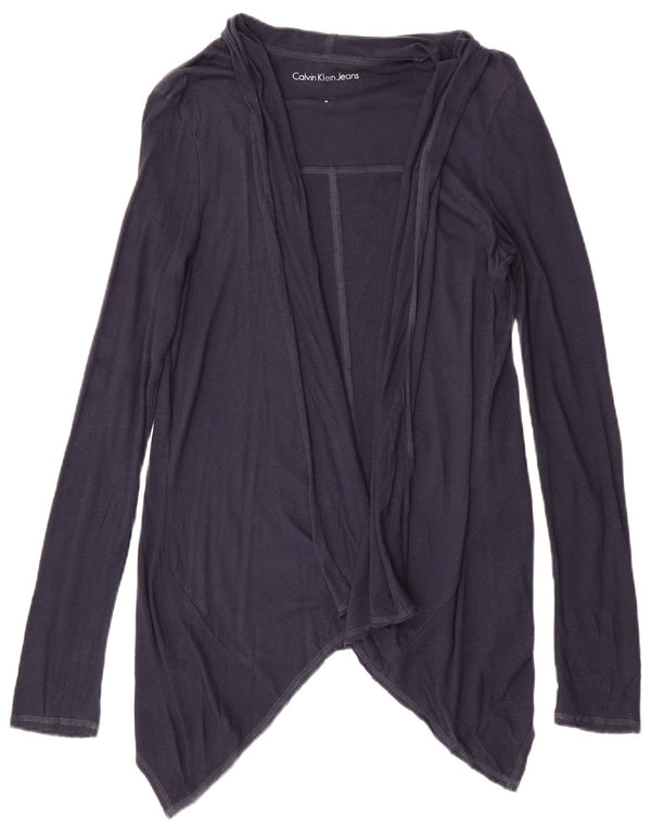 Top cardigan da donna Calvin Klein Jeans UK 14 cotone blu navy medio