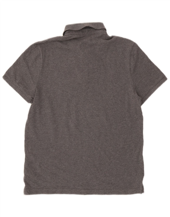 Polo da uomo vestibilità regolare Tommy Hilfiger piccola in cotone grigio