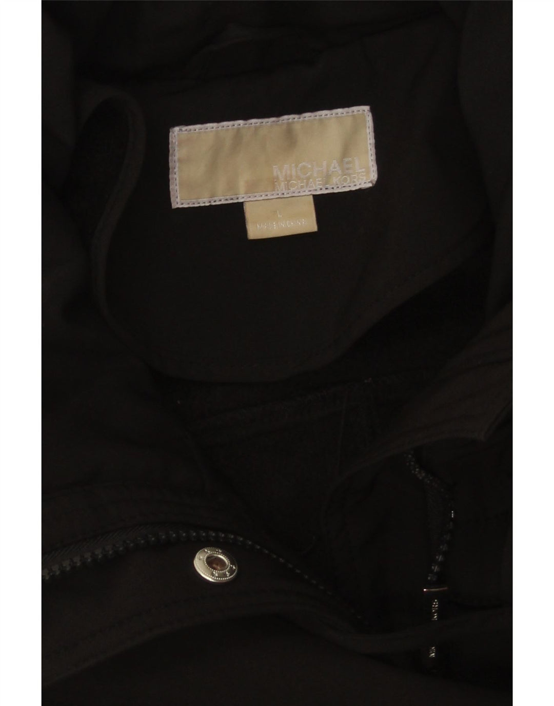 Soprabito da donna Michael Kors UK 14 grande poliestere nero