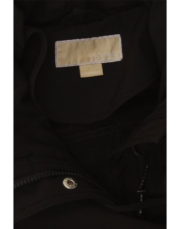 Soprabito da donna Michael Kors UK 14 grande poliestere nero