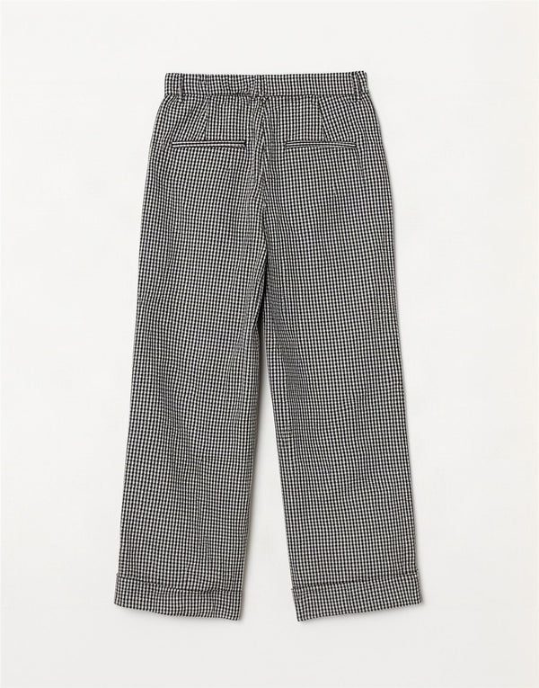 Pantaloni corti a vita alta da donna Zara piccoli W26 L25 pied de poule neri