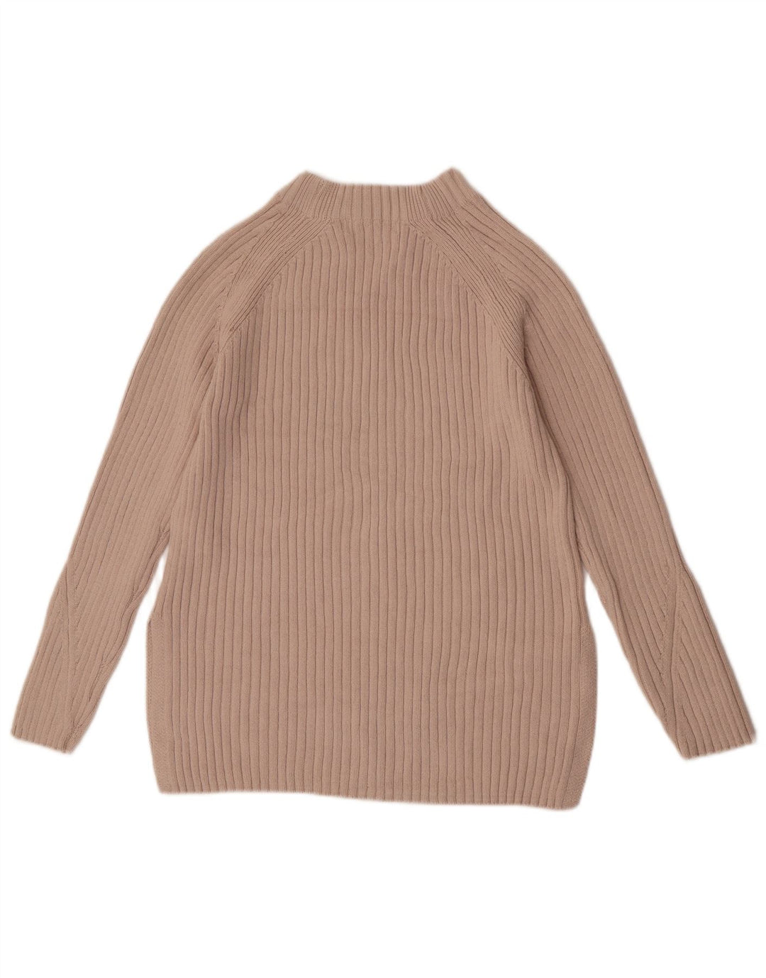 Maglione maglione collo alto da donna Marks & Spencer XS cotone beige