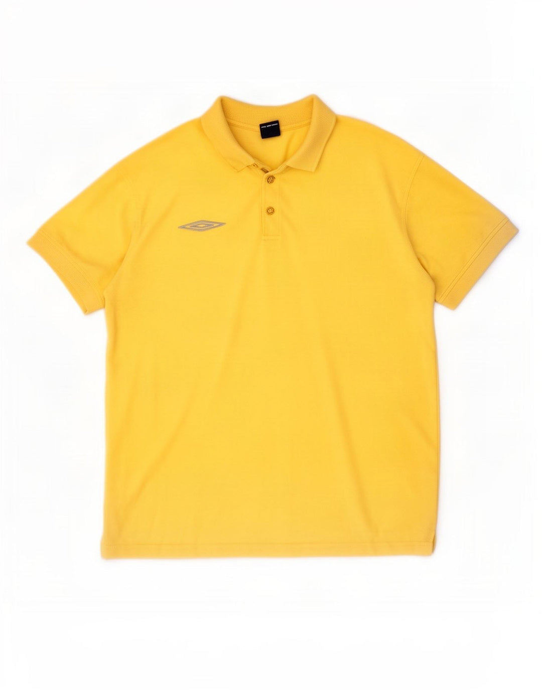 Polo da uomo Under Armour grande in cotone giallo