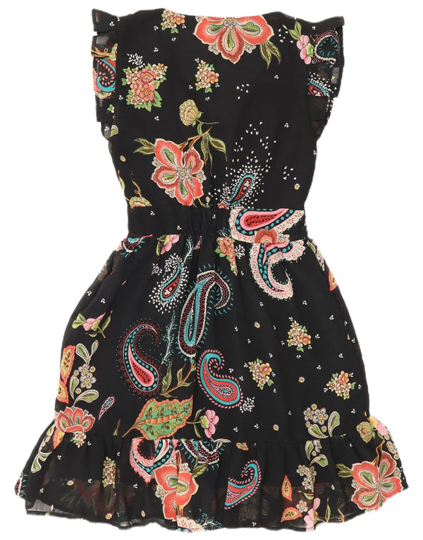 Abito a strati da donna Liu Jo UK 12 Medium Black Paisley