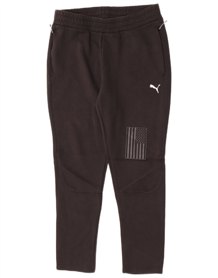 Pantaloni da tuta grafica da uomo Puma Large neri