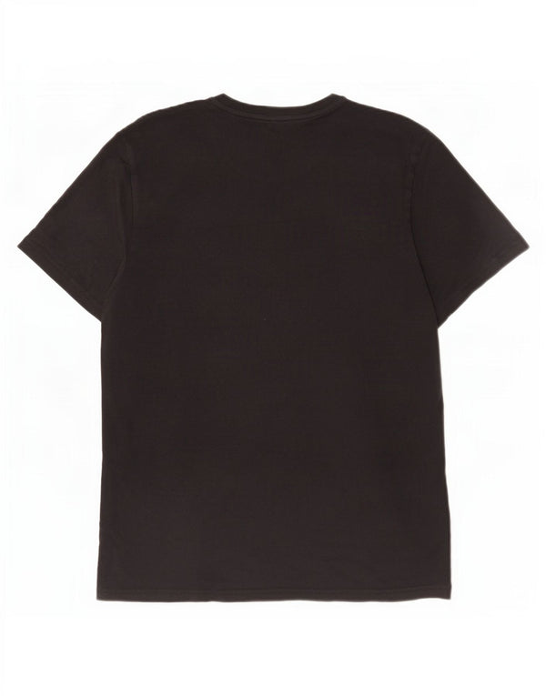 T-shirt grafica da uomo con vestibilità classica Jack Wills Top in cotone nero medio