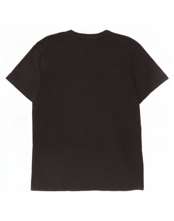 T-shirt grafica da uomo con vestibilità classica Jack Wills Top in cotone nero medio