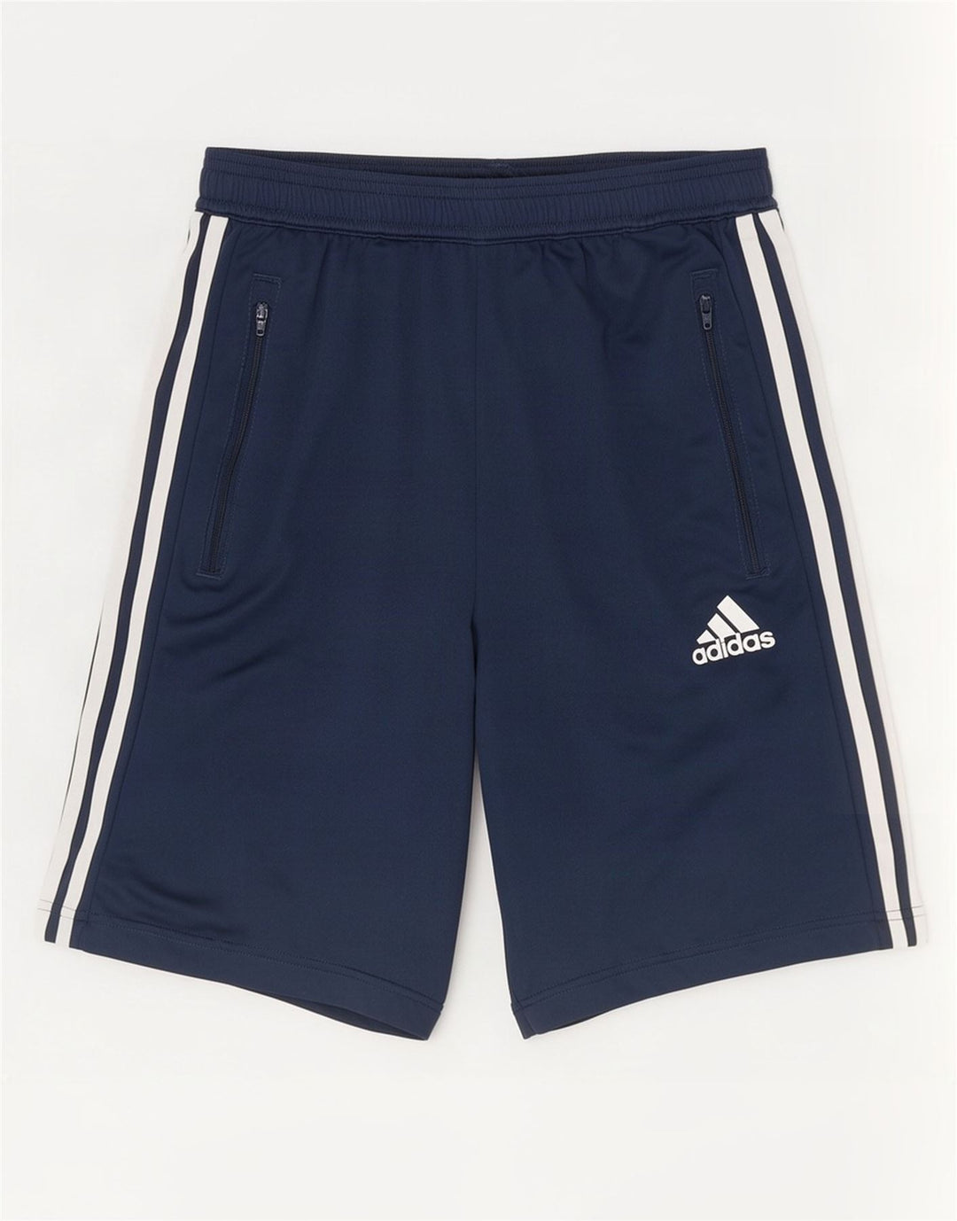 Pantaloncini sportivi da uomo Adidas piccoli in poliestere blu navy