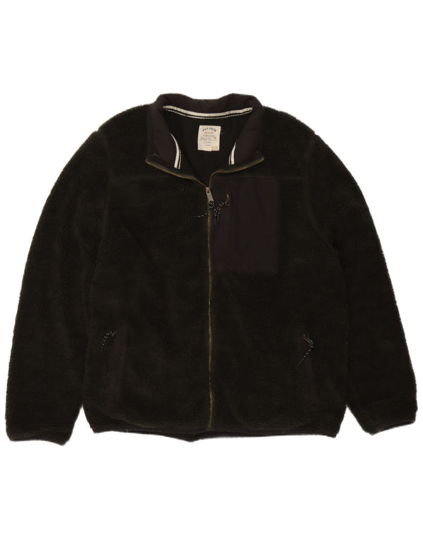 Giacca in pile da uomo Fat Face UK 42 XL Poliestere kaki