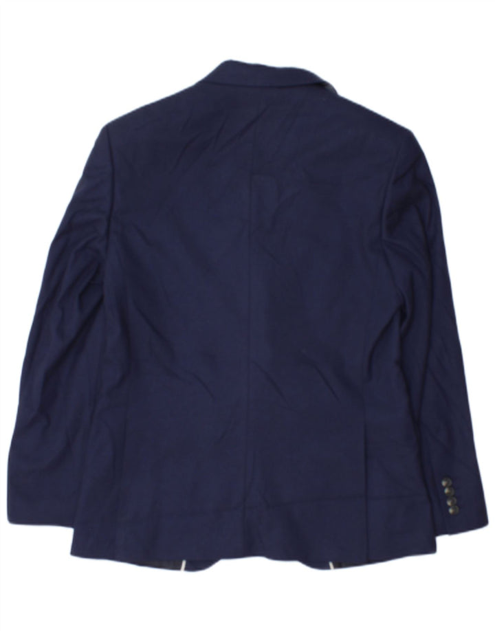 Giacca blazer a 2 bottoni da uomo Marks & Spencer UK 38/40 medio blu navy
