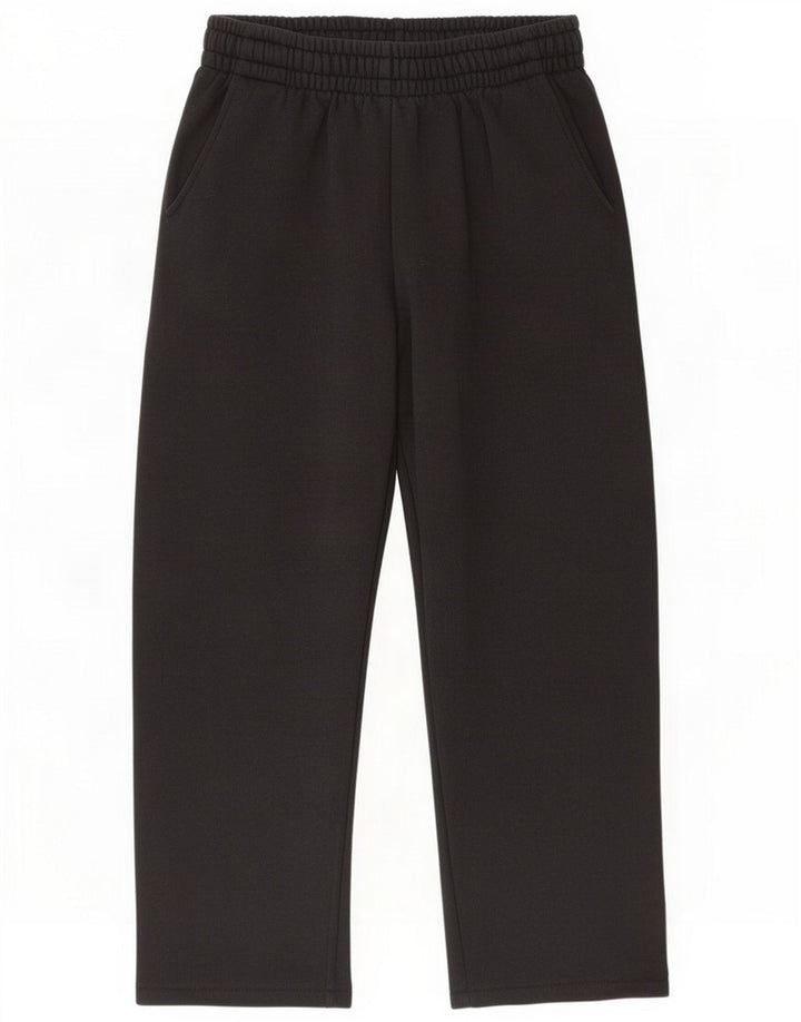 FSBN Pantaloni da tuta da uomo in cotone nero medio