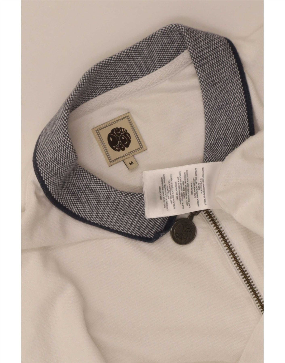 Polo da rugby da uomo Pretty Green in cotone bianco medio