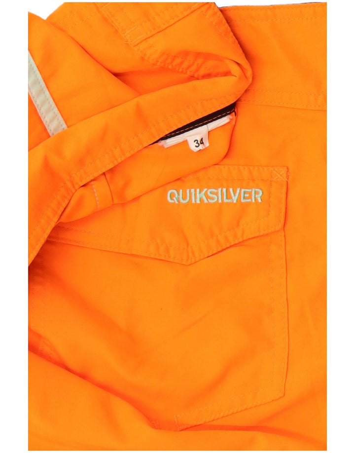 Pantaloncini da bagno da uomo Quiksilver Large arancioni