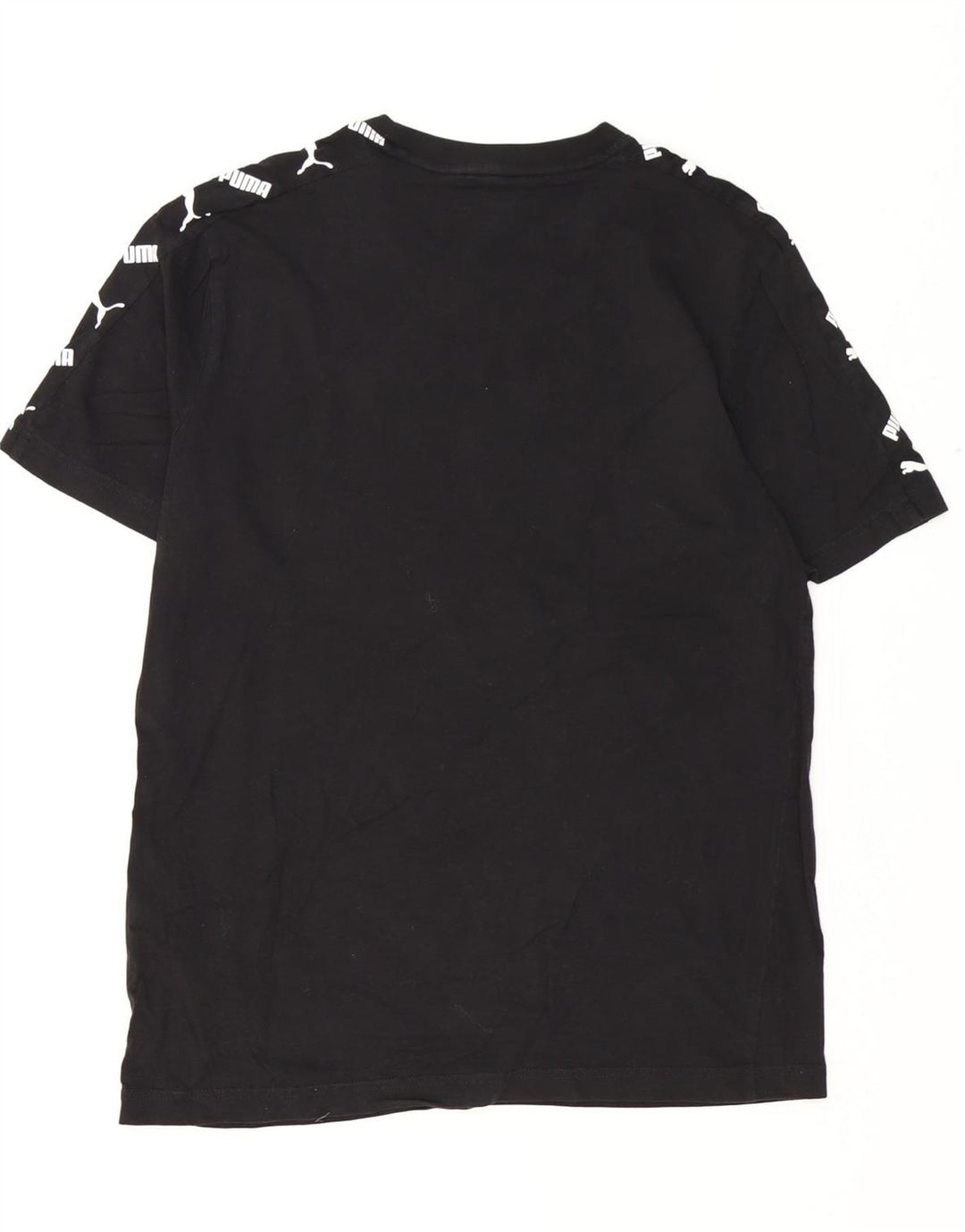 T-shirt grafica da uomo Puma Top grande in cotone nero