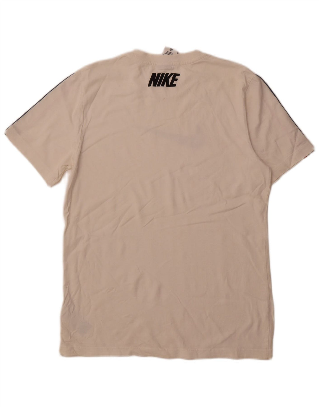 T-shirt grafica da uomo Nike Top in cotone bianco medio