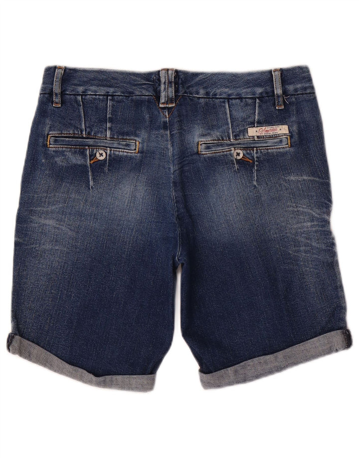Pantaloncini di jeans da donna Tommy Hilfiger W28 cotone blu medio