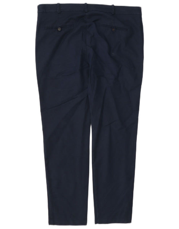 Pantaloni chino slim da donna Zara EU 40 medi W30 L27 cotone blu navy