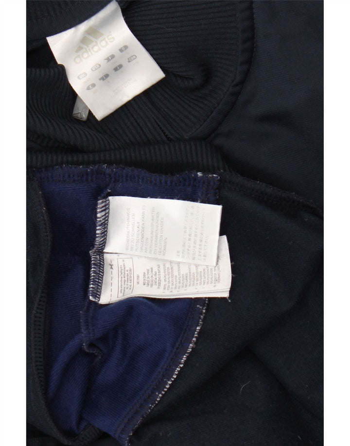 Giacca da tuta da uomo Adidas UK 40/42 Medium Blu Navy Colourblock