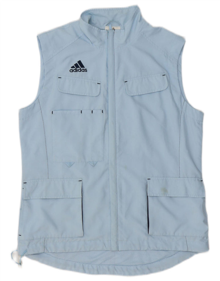 Gilet utility da donna Adidas UK 14 grande poliestere blu