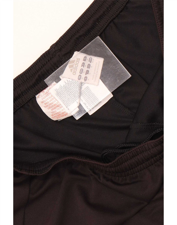 Pantaloncini sportivi Adidas da uomo vestibilità regolare medio nero poliestere sportivo