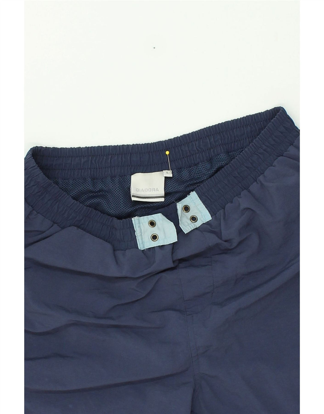 DIADORA Costume da Bagno Uomo Large in Poliammide Rigato Blu Navy