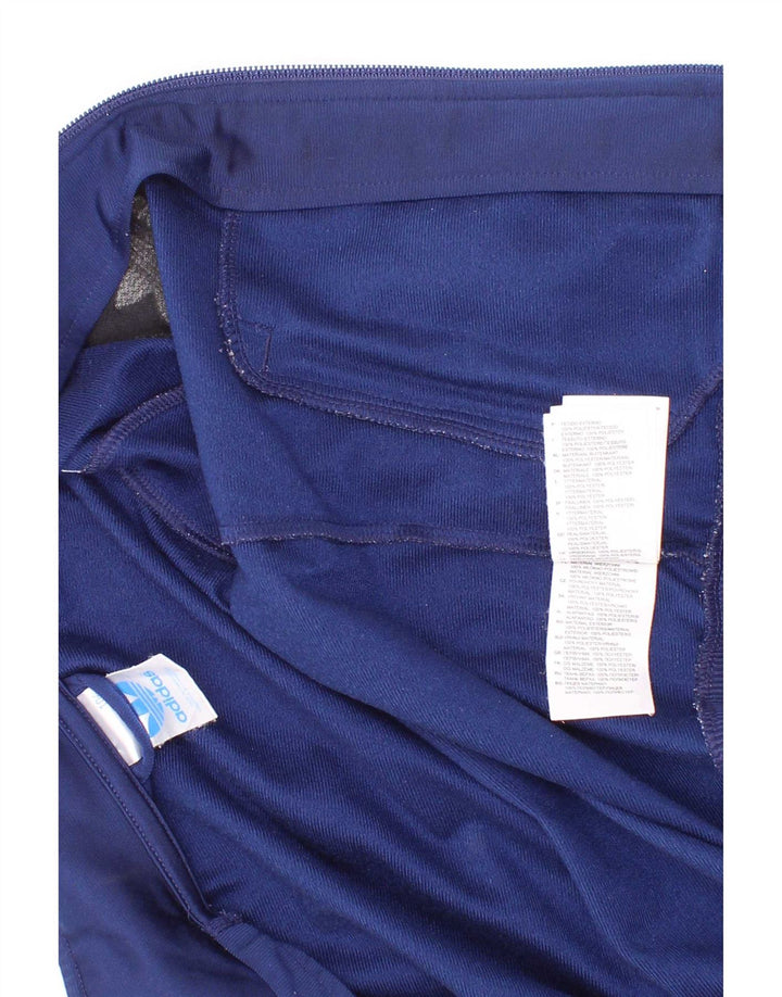 Giacca da tuta da ragazzo Adidas 3-4 anni in poliestere blu navy