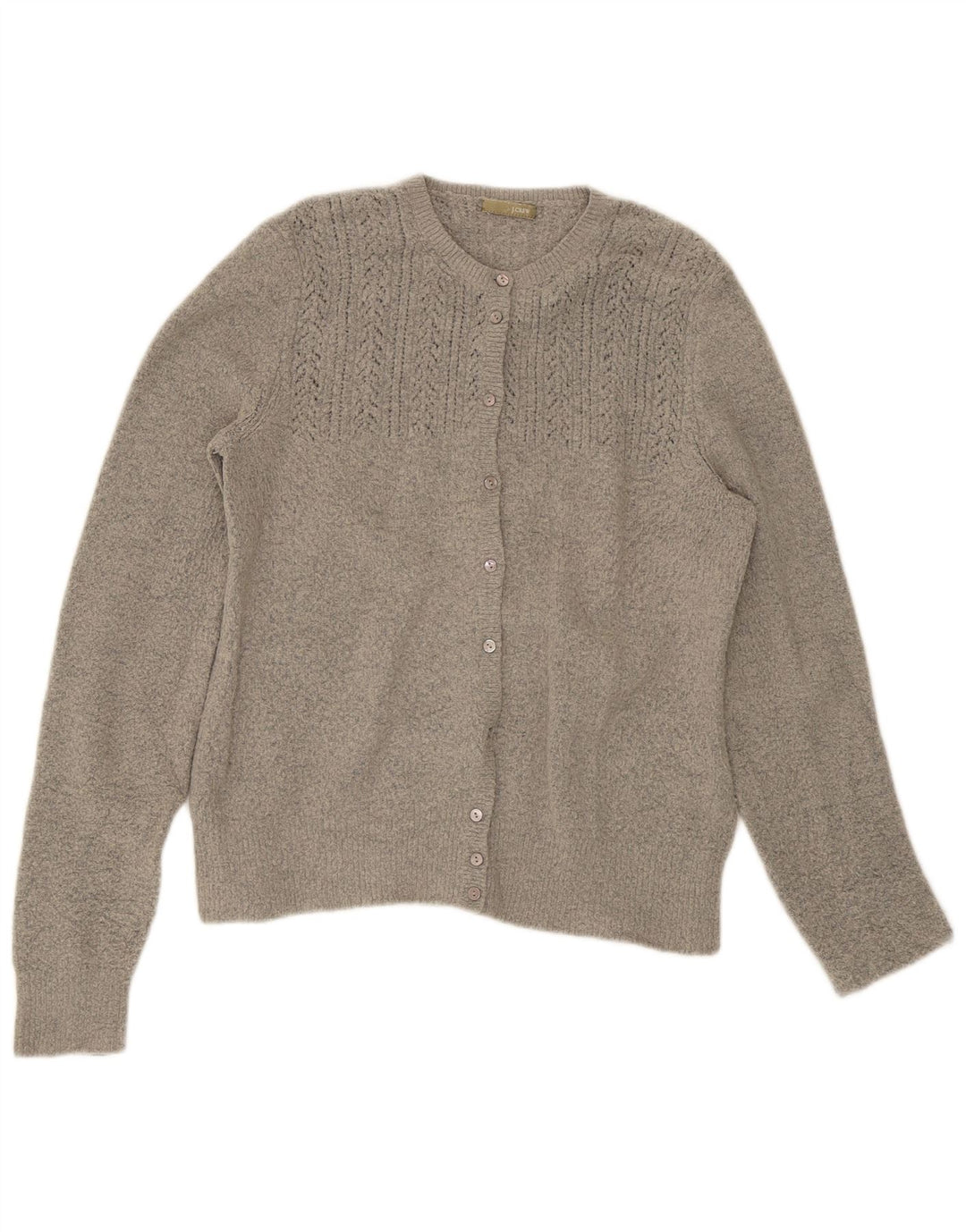 Maglione cardigan da donna J. CREW UK 12 Grigio medio