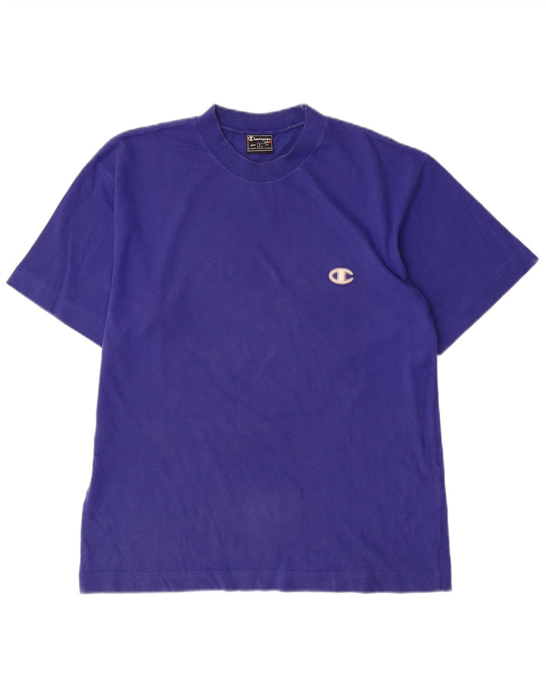 T-shirt da uomo Champion Top piccola in cotone blu