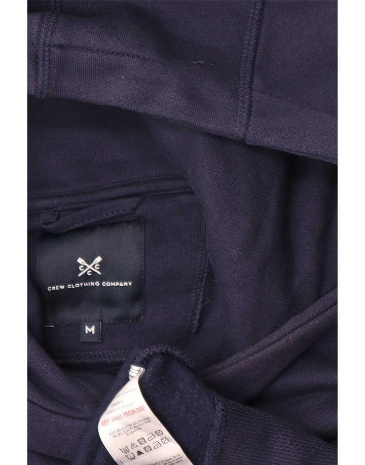 Crew Clothing Maglione con cappuccio da uomo in cotone medio blu navy