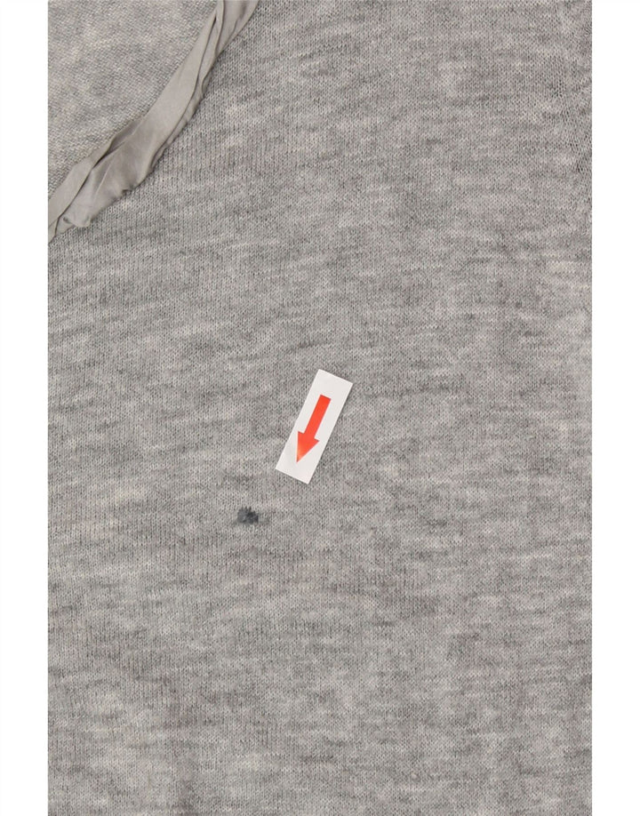 Maglione cardigan da donna Fat Face UK 12 Lana grigio medio